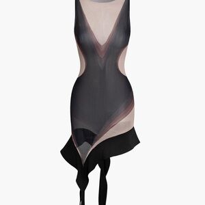 Micas mesh dress mini - size M